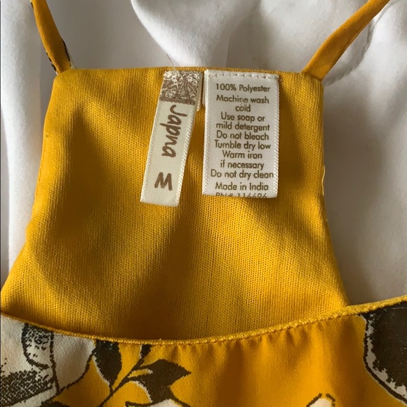 Yellow floral tank top - Picture 4 of 4